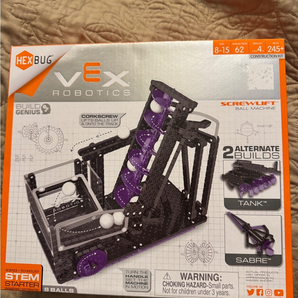 Vex Robotics Screwlift Ball Machine NEW In Box